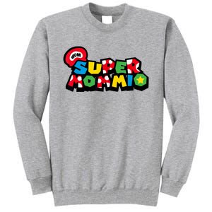 Funny Super Mommio Mother's Day Gamer Tall Sweatshirt