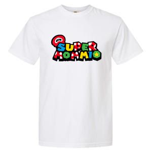 Funny Super Mommio Mother's Day Gamer Garment-Dyed Heavyweight T-Shirt