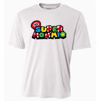 Funny Super Mommio Mother's Day Gamer Cooling Performance Crew T-Shirt