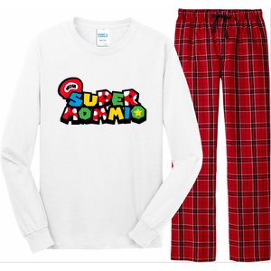 Funny Super Mommio Mother's Day Gamer Long Sleeve Pajama Set