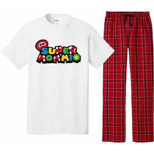 Funny Super Mommio Mother's Day Gamer Pajama Set