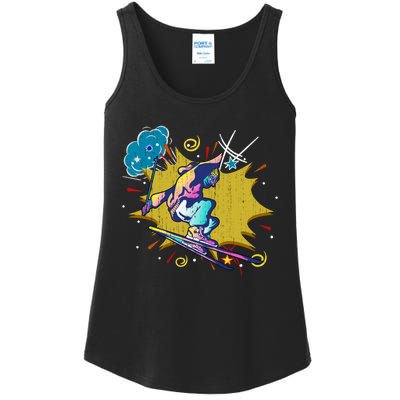 Funny Ski Mountain Ski Sport Gift Ladies Essential Tank