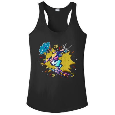 Funny Ski Mountain Ski Sport Gift Ladies PosiCharge Competitor Racerback Tank