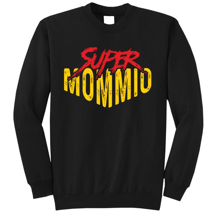 Funny Super Mommio Mothers Day Gamer Tall Sweatshirt