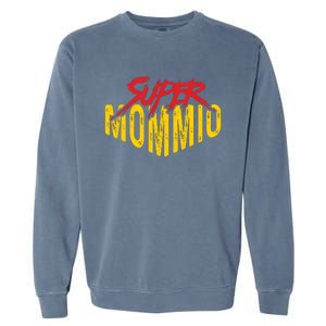 Funny Super Mommio Mothers Day Gamer Garment-Dyed Sweatshirt