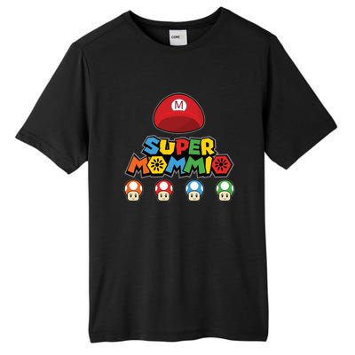 Funny Super Mommio Mothers Day Gamer Tall Fusion ChromaSoft Performance T-Shirt