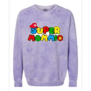 Funny Super Mommio Mother's Day Colorblast Crewneck Sweatshirt