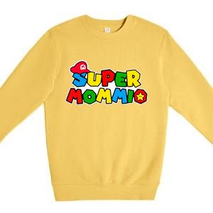 Funny Super Mommio Mother's Day Premium Crewneck Sweatshirt