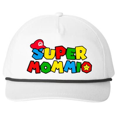 Funny Super Mommio Mother's Day Snapback Five-Panel Rope Hat