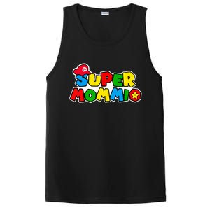 Funny Super Mommio Mother's Day PosiCharge Competitor Tank