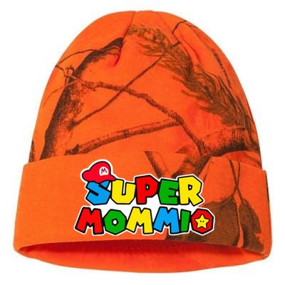 Funny Super Mommio Mother's Day Kati Licensed 12" Camo Beanie