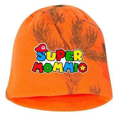 Funny Super Mommio Mother's Day Kati - Camo Knit Beanie