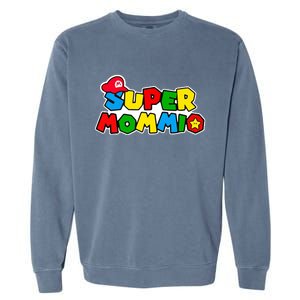 Funny Super Mommio Mother's Day Garment-Dyed Sweatshirt