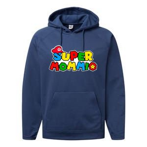 Funny Super Mommio Mother's Day Performance Fleece Hoodie