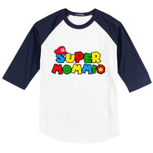 Funny Super Mommio Mother's Day Baseball Sleeve Shirt