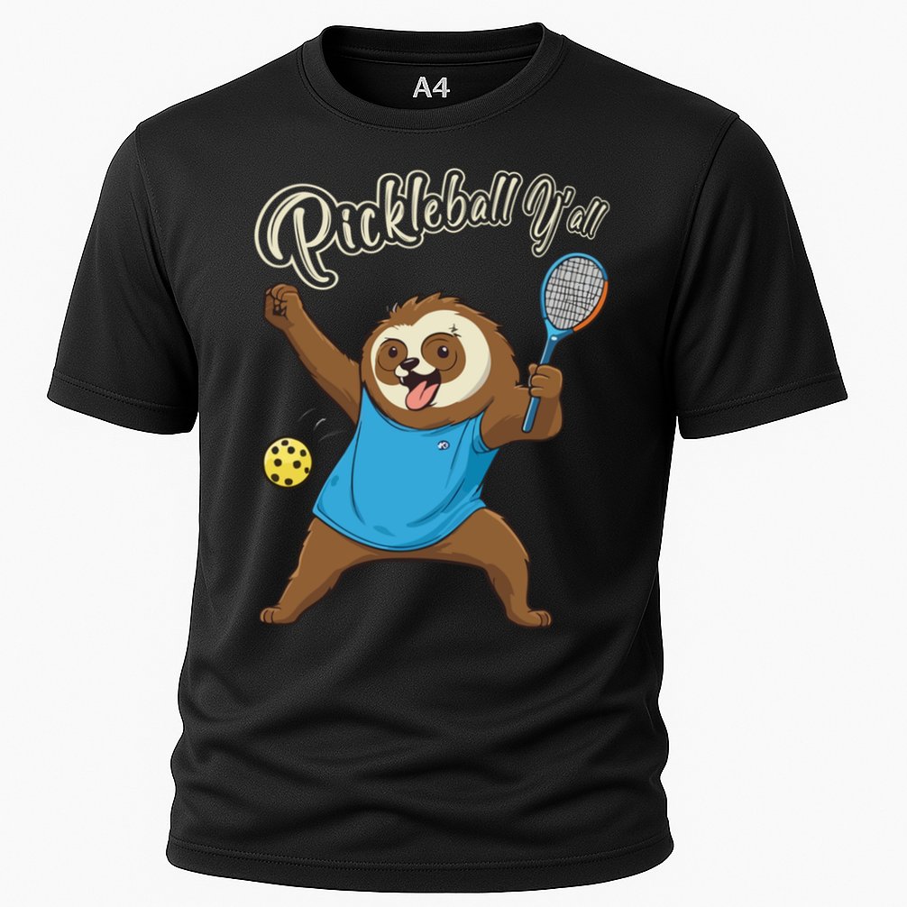 Funny Sloth Mode Pickleball Player Gift Performance Shirt