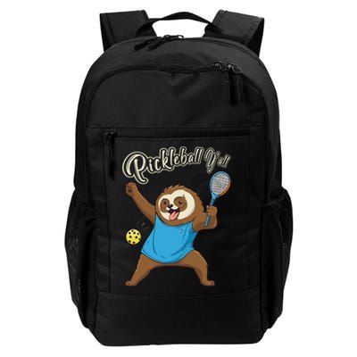 Funny Sloth Mode Pickleball Player Gift Backpack