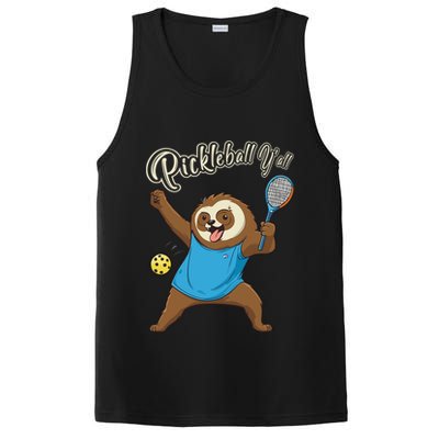 Funny Sloth Mode Pickleball Player Gift PosiCharge Competitor Tank