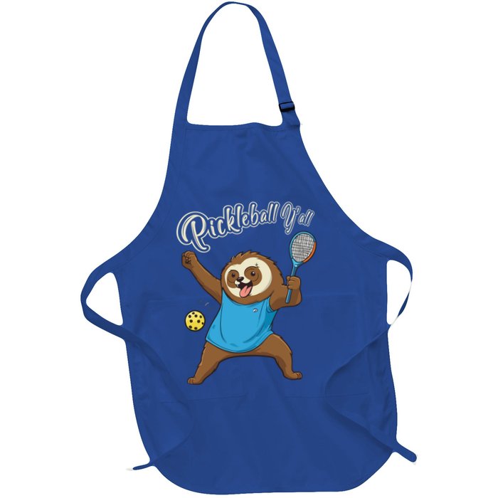 Funny Sloth Mode Pickleball Player Gift Apron
