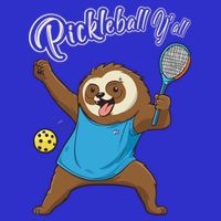 Funny Sloth Mode Pickleball Player Gift Apron