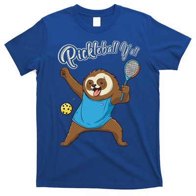 Funny Sloth Mode Pickleball Player Gift T-Shirt