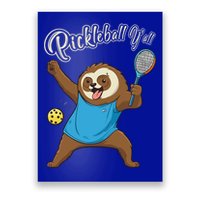 Funny Sloth Mode Pickleball Player Gift Poster