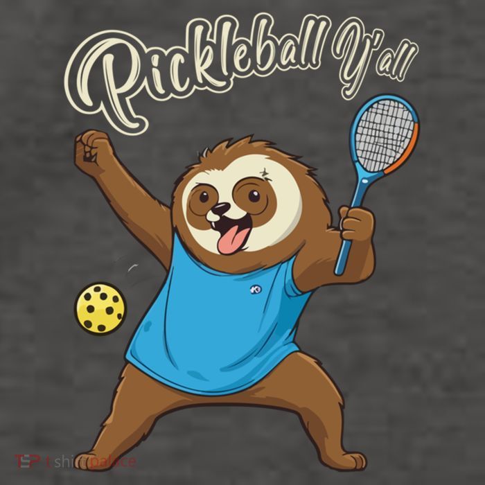 Funny Sloth Mode Pickleball Player Gift Vector Backpack