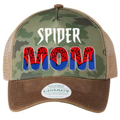 Funny Spider Mom For W.O.M.E.N. .G.I.R.L.S Love Funny Spider Mom Legacy Tie Dye Trucker Hat