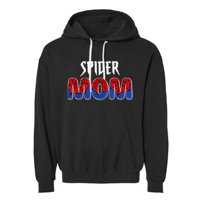 Funny Spider Mom For W.O.M.E.N. .G.I.R.L.S Love Funny Spider Mom Garment-Dyed Fleece Hoodie