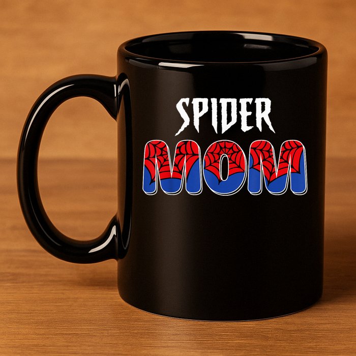 Funny Spider Mom For W.O.M.E.N. .G.I.R.L.S Love Funny Spider Mom 11oz C Handle Ceramic Mug