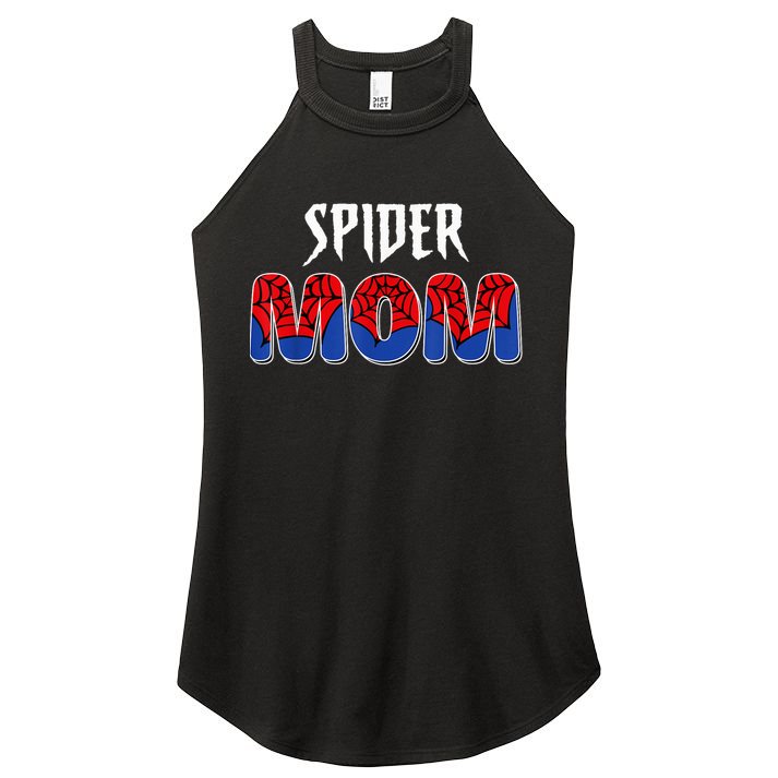Funny Spider Mom For W.O.M.E.N. .G.I.R.L.S Love Funny Spider Mom Women's Perfect Tri Rocker Tank