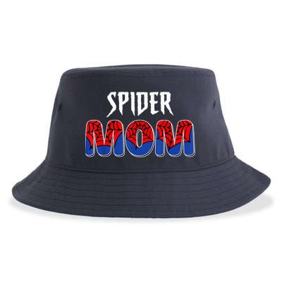 Funny Spider Mom For W.O.M.E.N. .G.I.R.L.S Love Funny Spider Mom Sustainable Bucket Hat