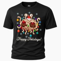 Flying Spaghetti Monster Fsm Christmas Happy Holidays Cooling Performance Crew T-Shirt
