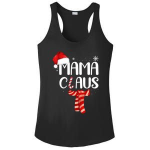 Funny Santa Mama Claus Christmas Family Matching Pajama Gift Ladies PosiCharge Competitor Racerback Tank