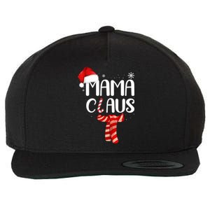 Funny Santa Mama Claus Christmas Family Matching Pajama Gift Wool Snapback Cap