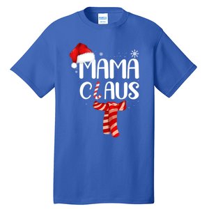 Funny Santa Mama Claus Christmas Family Matching Pajama Gift Tall T-Shirt