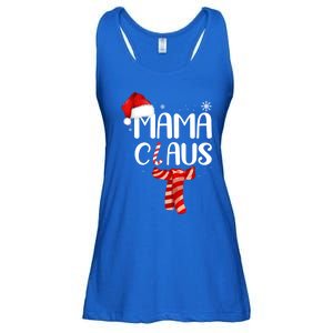 Funny Santa Mama Claus Christmas Family Matching Pajama Gift Ladies Essential Flowy Tank