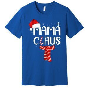 Funny Santa Mama Claus Christmas Family Matching Pajama Gift Premium T-Shirt