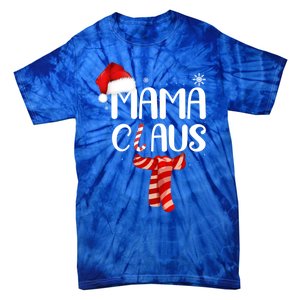 Funny Santa Mama Claus Christmas Family Matching Pajama Gift Tie-Dye T-Shirt