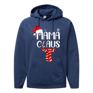 Funny Santa Mama Claus Christmas Family Matching Pajama Gift Performance Fleece Hoodie