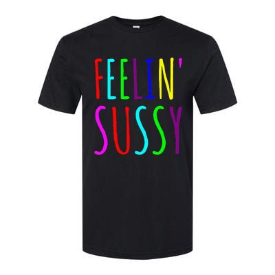 Feelin Sussy Mobile Gamer Funny Sus Imposter Crew Colors Softstyle CVC T-Shirt