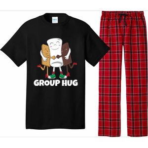 Funny Smores Marshmallow Chocolate Camping Group Hug Cool Gift Pajama Set