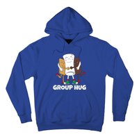 Funny Smores Marshmallow Chocolate Camping Group Hug Cool Gift Hoodie