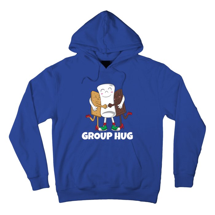 Funny Smores Marshmallow Chocolate Camping Group Hug Cool Gift Hoodie