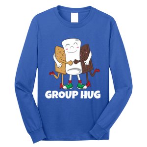 Funny Smores Marshmallow Chocolate Camping Group Hug Cool Gift Long Sleeve Shirt