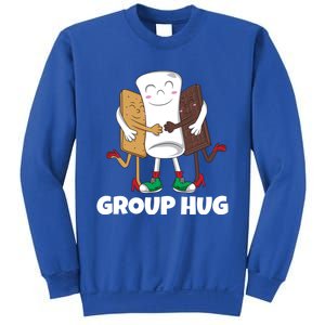 Funny Smores Marshmallow Chocolate Camping Group Hug Cool Gift Sweatshirt