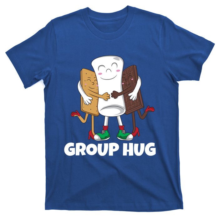 Funny Smores Marshmallow Chocolate Camping Group Hug Cool Gift T-Shirt