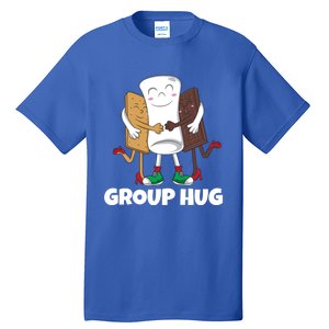 Funny Smores Marshmallow Chocolate Camping Group Hug Cool Gift Tall T-Shirt