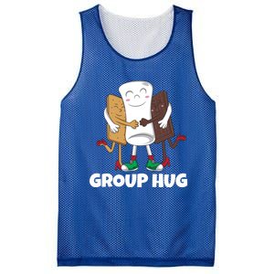 Funny Smores Marshmallow Chocolate Camping Group Hug Cool Gift Mesh Reversible Basketball Jersey Tank