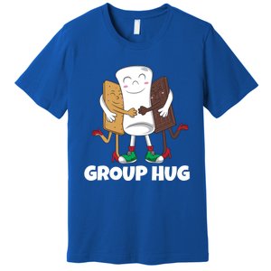 Funny Smores Marshmallow Chocolate Camping Group Hug Cool Gift Premium T-Shirt